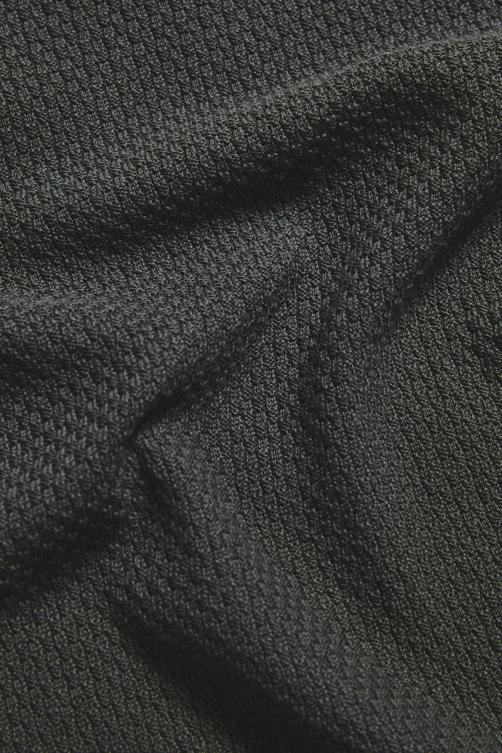 Textured Knitted Shirt in Khaki - TAILORED ATHLETE - USA