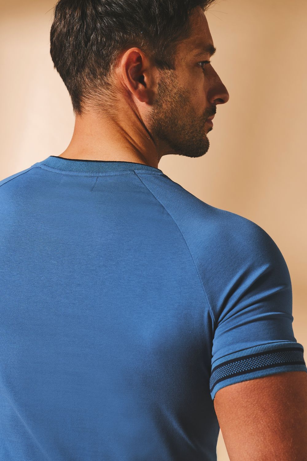 Tipped Fashion Fit T-Shirt in Airforce and Navy - TAILORED ATHLETE - USA