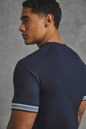 Tipped T-Shirt in Navy - TAILORED ATHLETE - USA