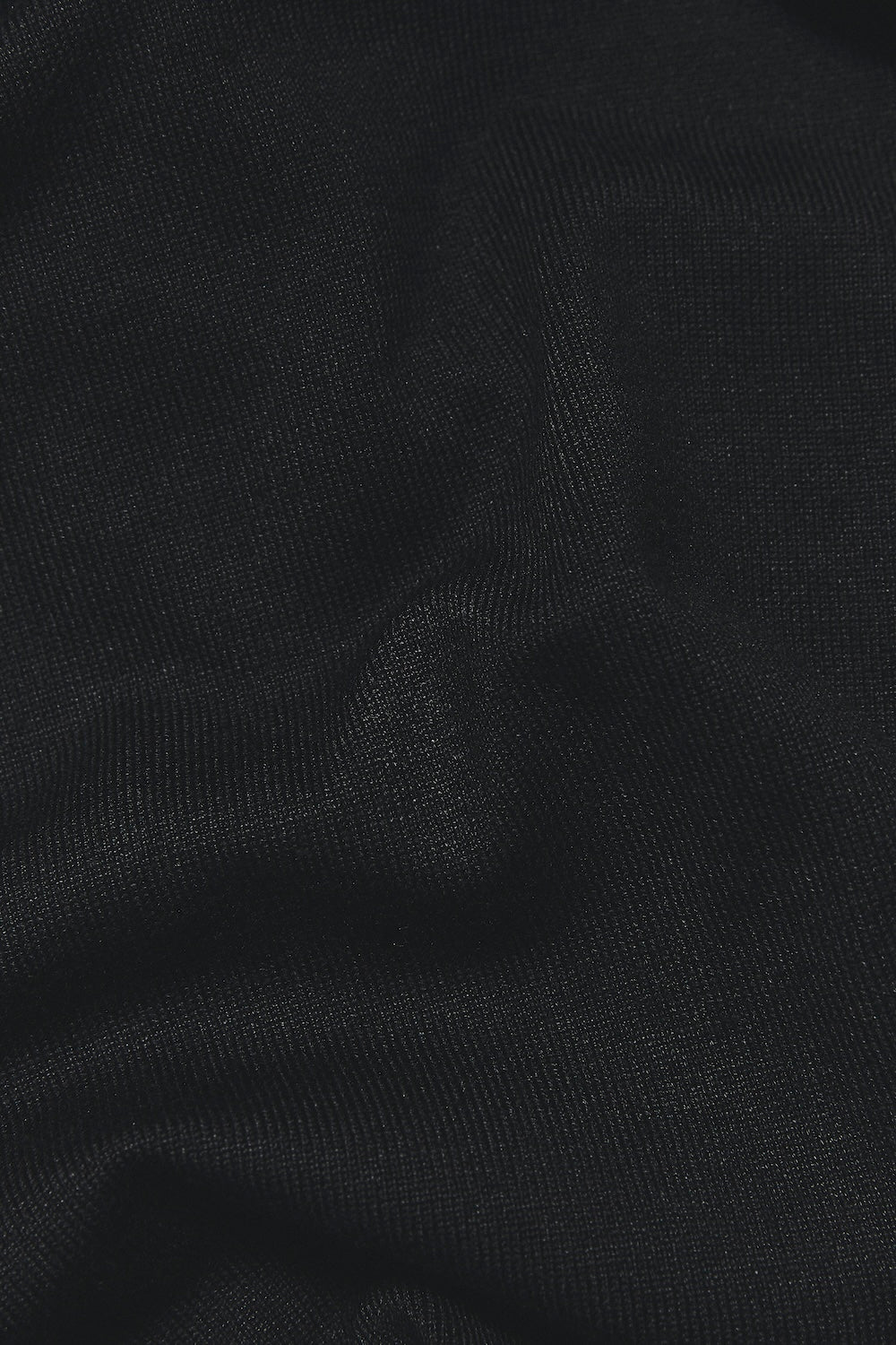 Tipped Knitted Zip Neck Polo Shirt in Black - TAILORED ATHLETE - USA