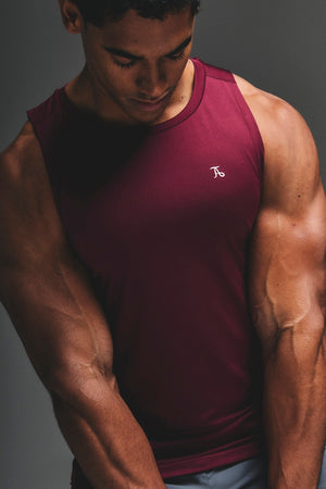 Training Tank Top in Burgundy - TAILORED ATHLETE - USA