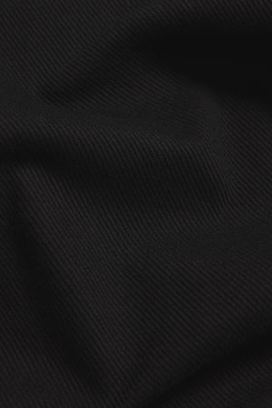 Twill Jersey Shacket in Black - TAILORED ATHLETE - USA