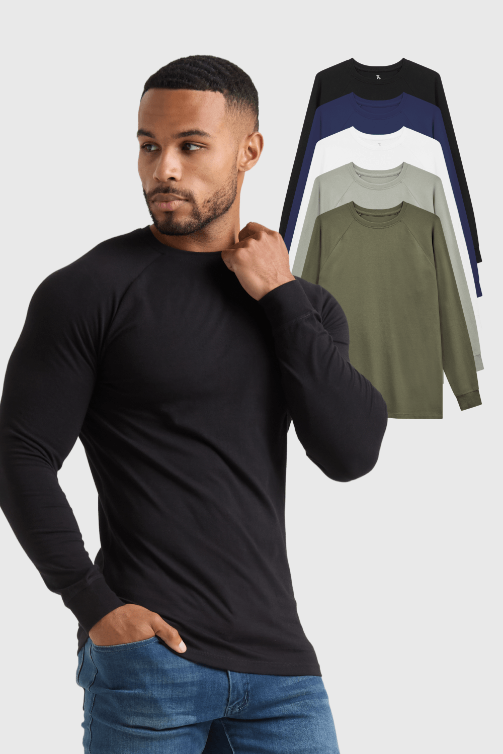 Athletic Fit Long Sleeve Veteran 5-Pack - TAILORED ATHLETE - USA