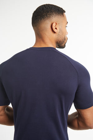 Athletic Fit V-Neck in True Navy - TAILORED ATHLETE - USA