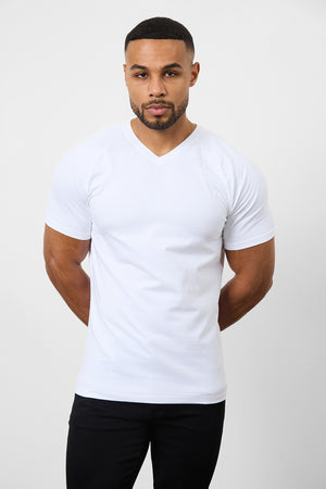 Athletic Fit Foundation V-Neck 5-Pack - TAILORED ATHLETE - USA