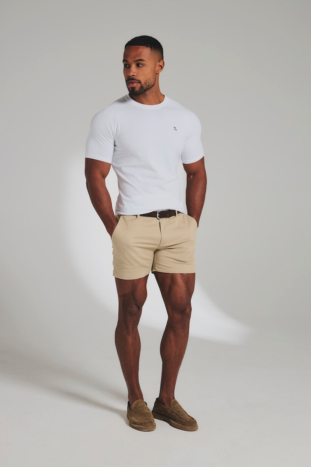 Premium Athletic Fit T-Shirt in White