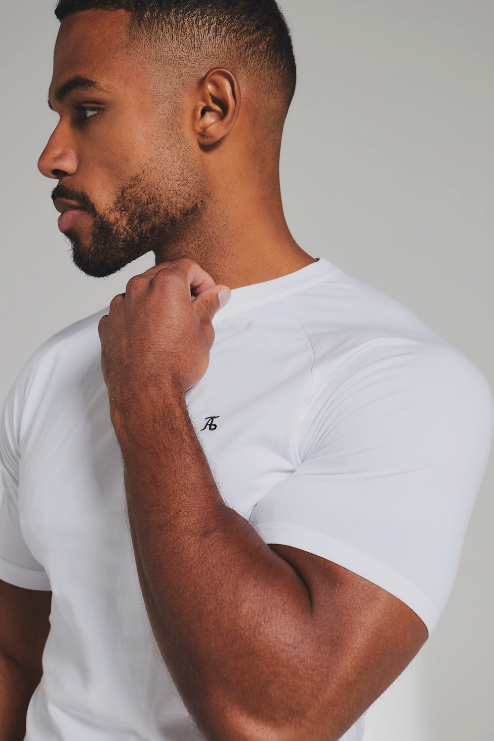 Premium Athletic Fit T-Shirt in White
