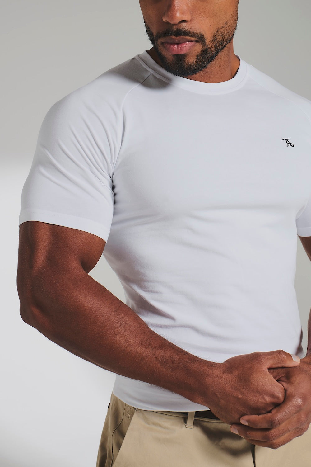 Premium Athletic Fit T-Shirt in White