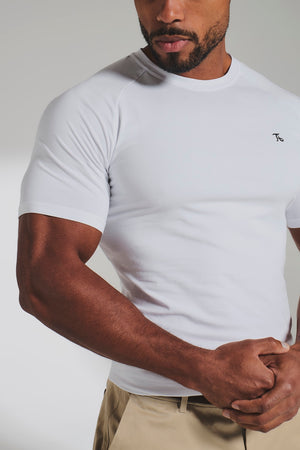 Premium Athletic Fit T-Shirt in White