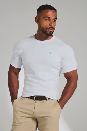 Premium Athletic Fit T-Shirt in White