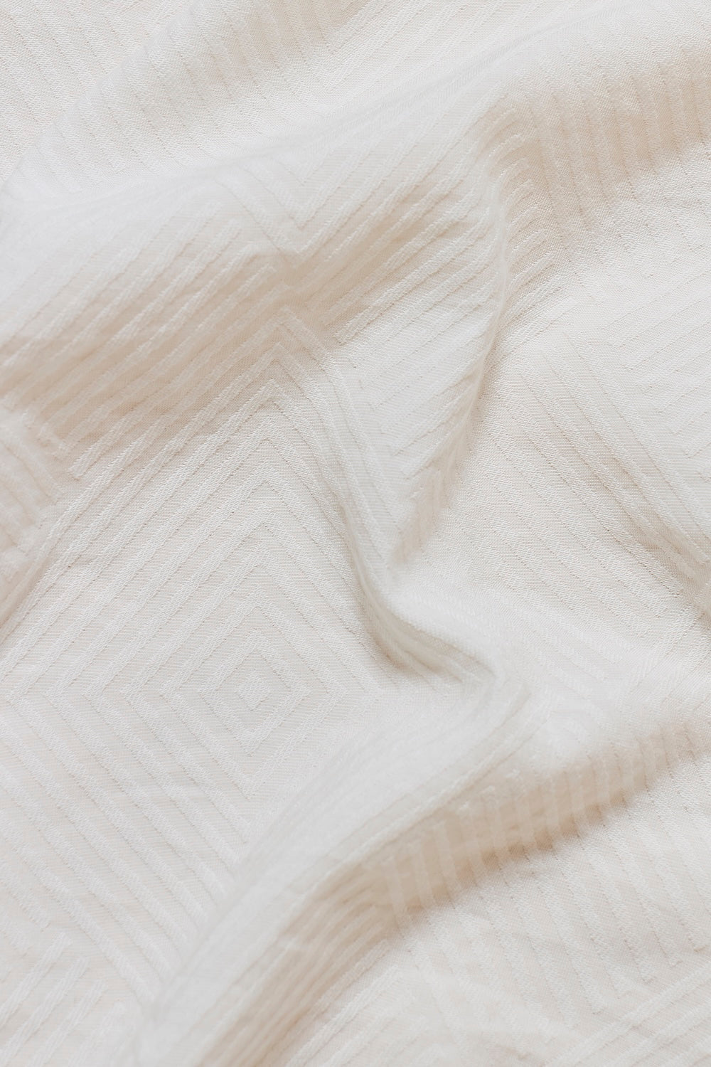 Woven Textured Cuban Collar Shirt in White - TAILORED ATHLETE - USA