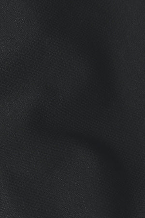 Zip Neck Polo Shirt in Black - TAILORED ATHLETE - USA