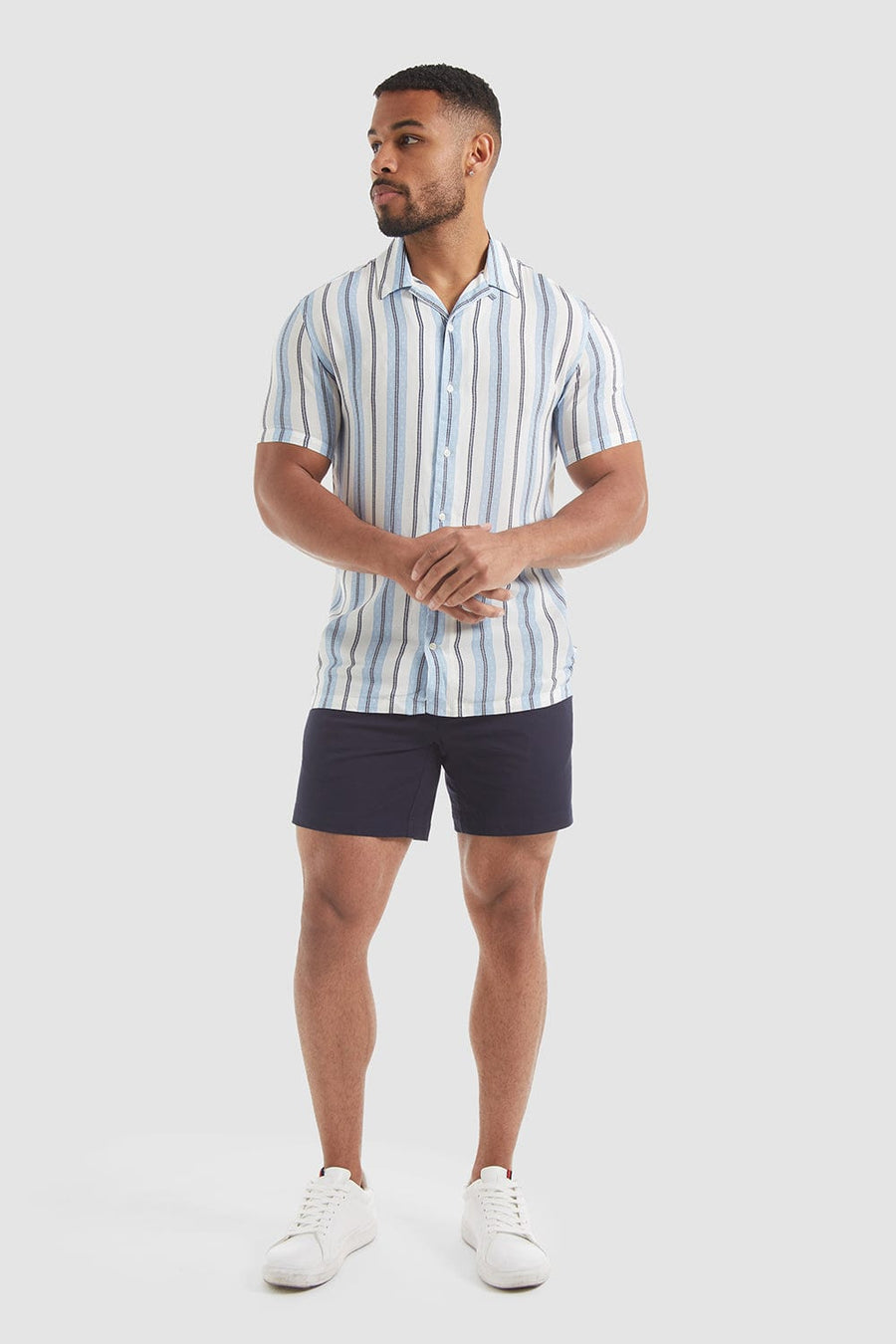 Aztec Stripe Print Shirt - TAILORED ATHLETE - USA