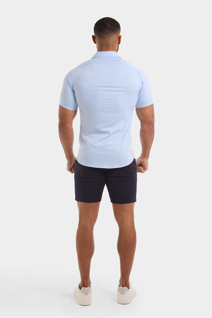 Athletic Fit Chino Shorts 7'' in Navy - TAILORED ATHLETE - USA