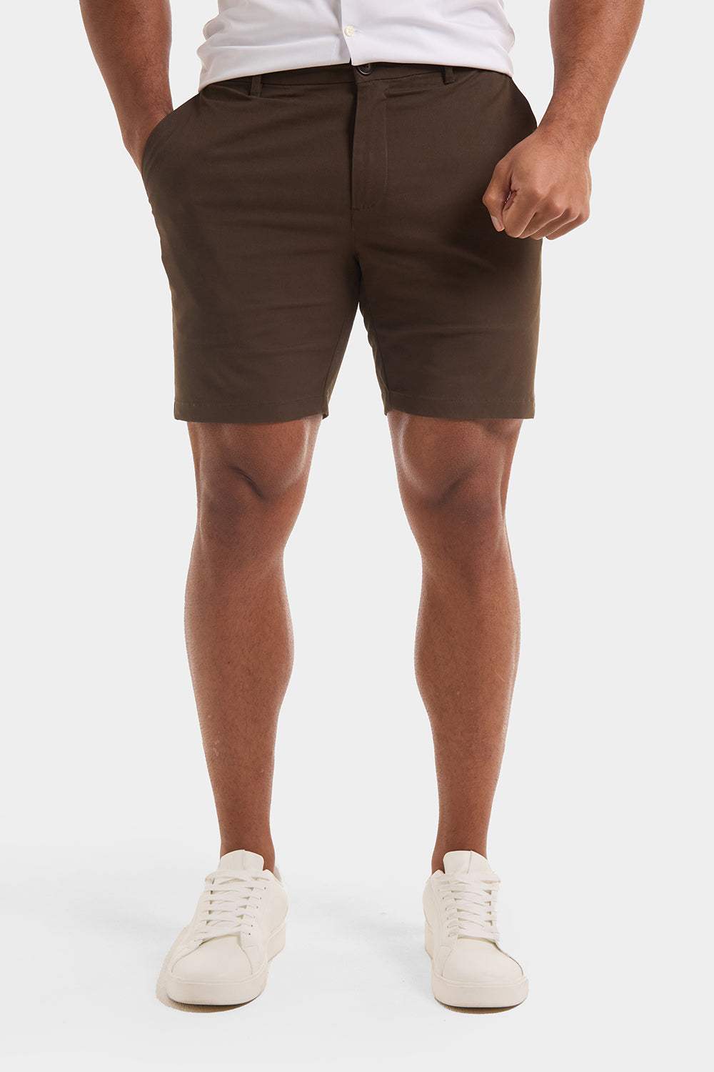 Essential Chino Shorts in Sand - TAILORED ATHLETE - USA