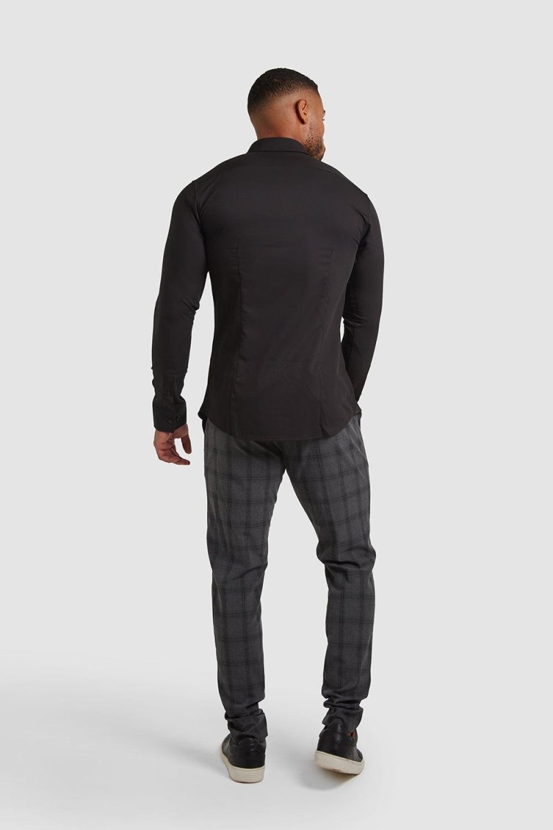 Bamboo Shirt in Black - TAILORED ATHLETE - USA