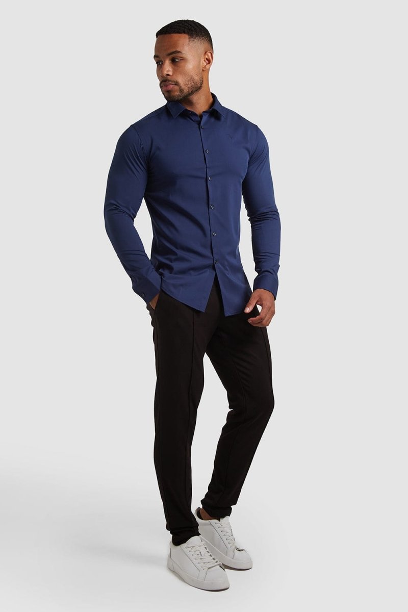 Bamboo Shirt in Midnight - TAILORED ATHLETE - USA