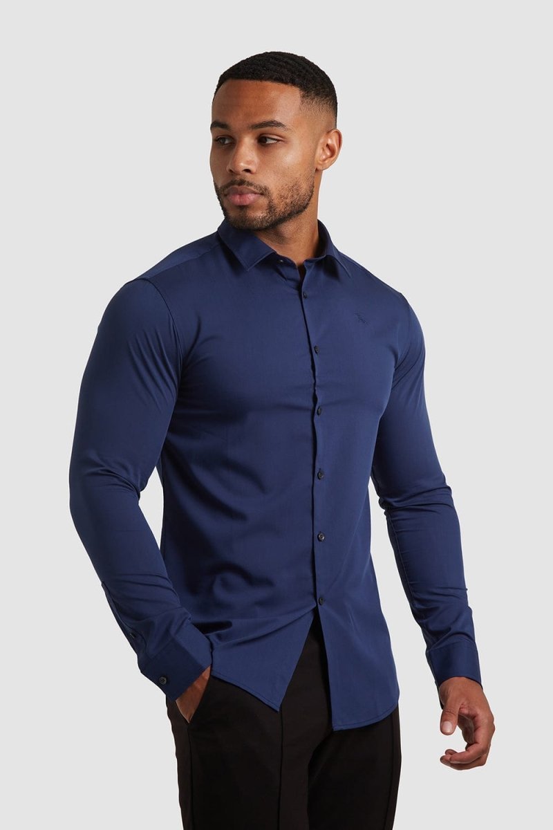 Bamboo Shirt in Midnight - TAILORED ATHLETE - USA
