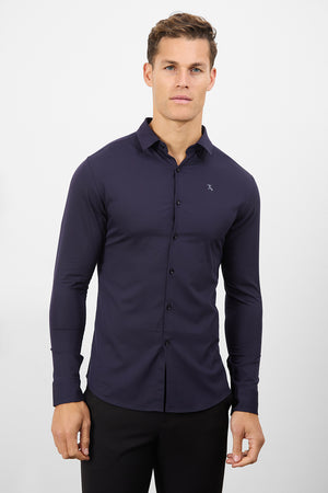 Bamboo Shirt in Midnight - TAILORED ATHLETE - USA