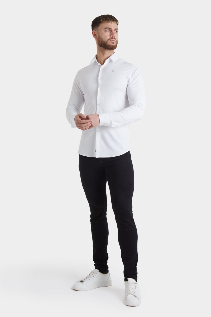 Bamboo Shirt in White - TAILORED ATHLETE - USA
