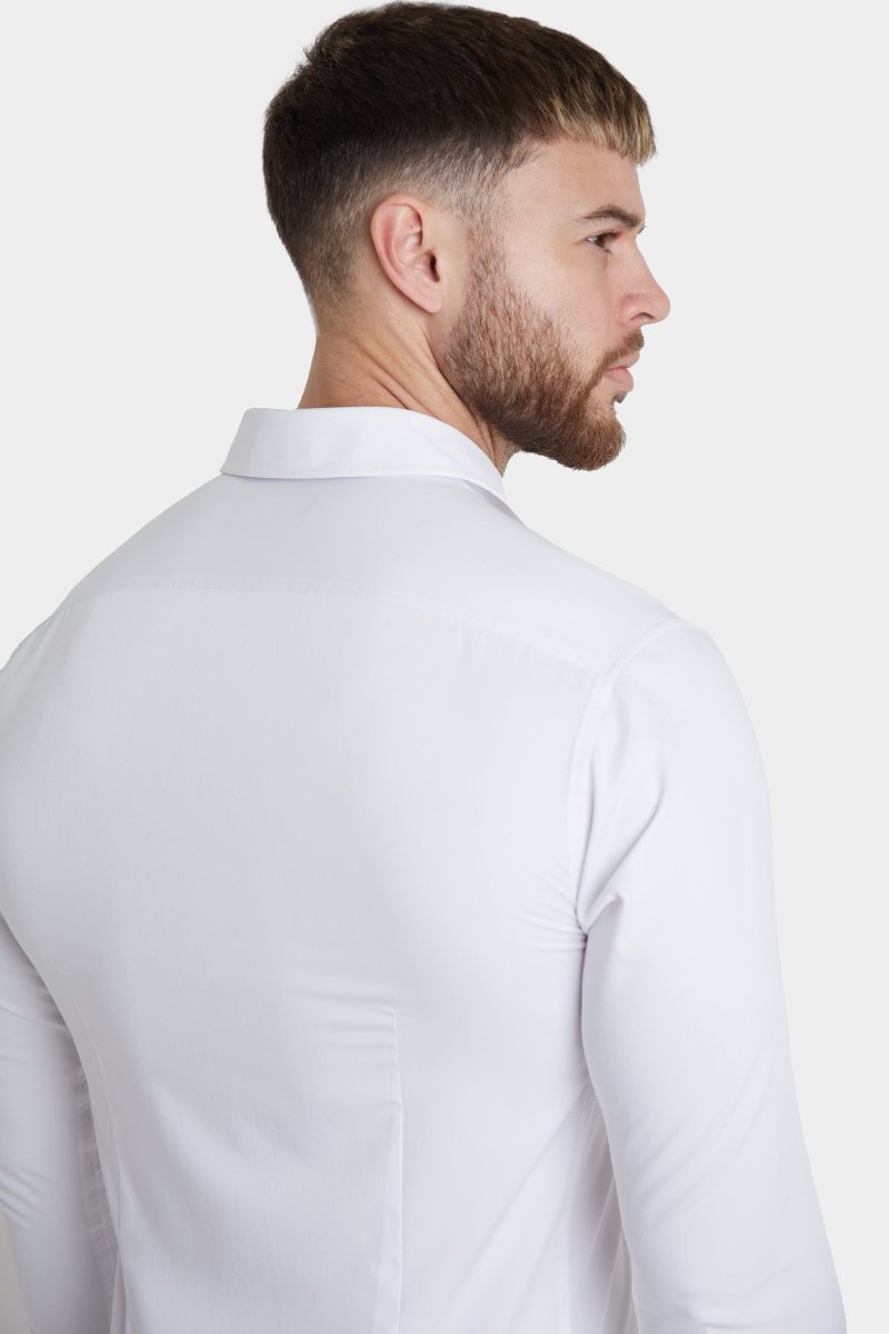 Bamboo Shirt in White - TAILORED ATHLETE - USA