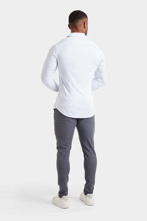 Linen-blend Pants in Grey - TAILORED ATHLETE - USA