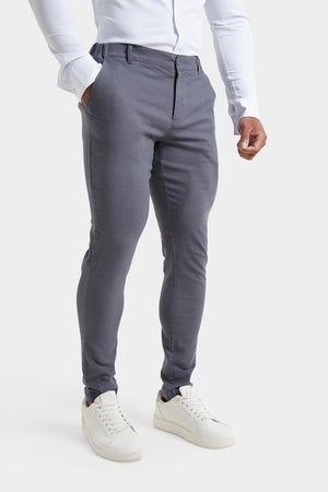 Linen-blend Pants in Grey - TAILORED ATHLETE - USA