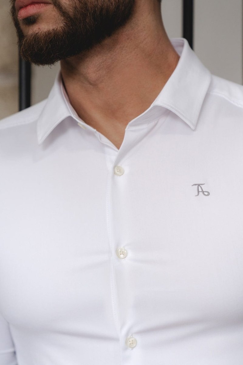 Bamboo Shirt in White - TAILORED ATHLETE - USA