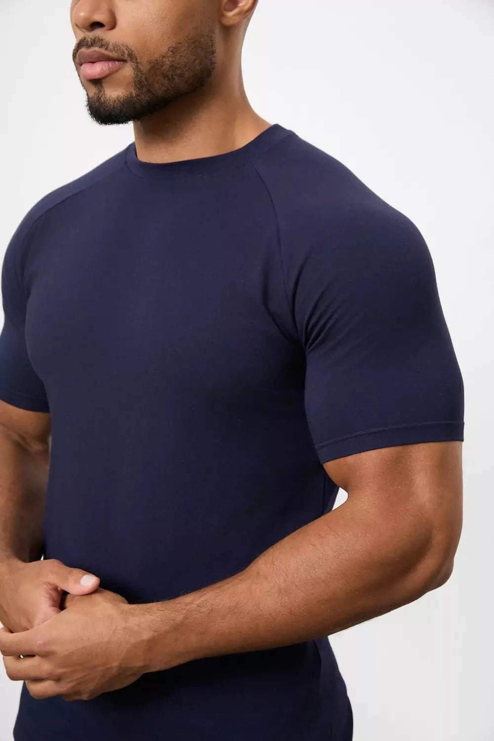 Athletic Fit T-Shirt in True Navy - TAILORED ATHLETE - USA