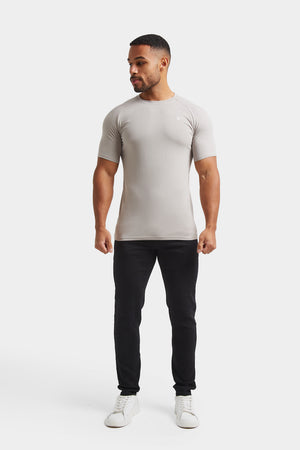 Premium Athletic Fit T-Shirt in Concrete Grey - TAILORED ATHLETE - USA