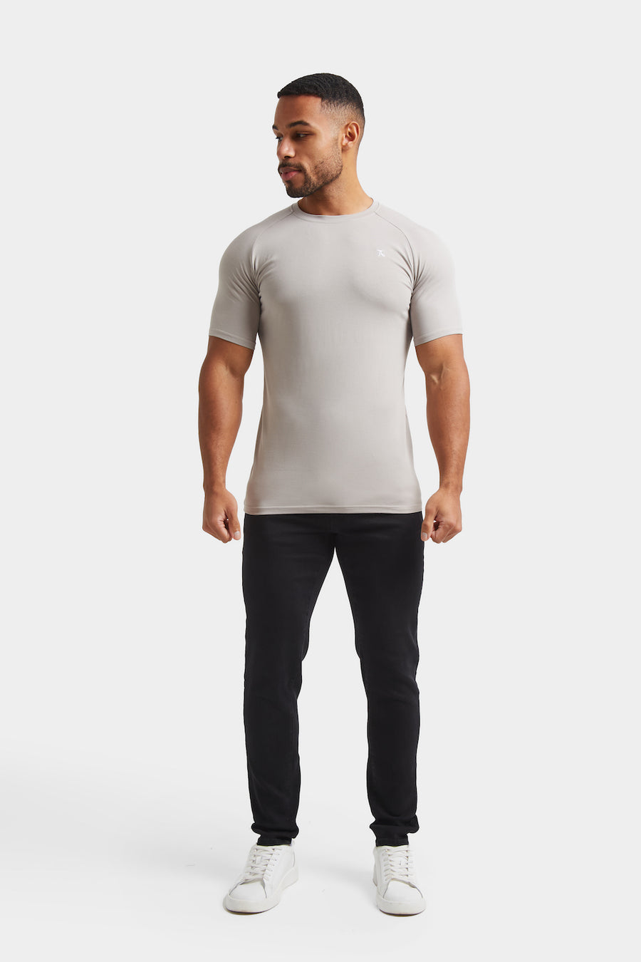 Athletic Fit T-Shirt in Concrete Grey - TAILORED ATHLETE - USA