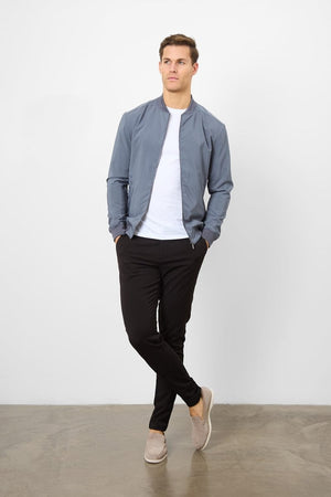 Light Weight Bomber Jacket in Graphite - TAILORED ATHLETE - USA