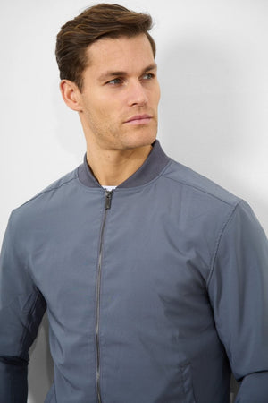 Light Weight Bomber Jacket in Graphite - TAILORED ATHLETE - USA