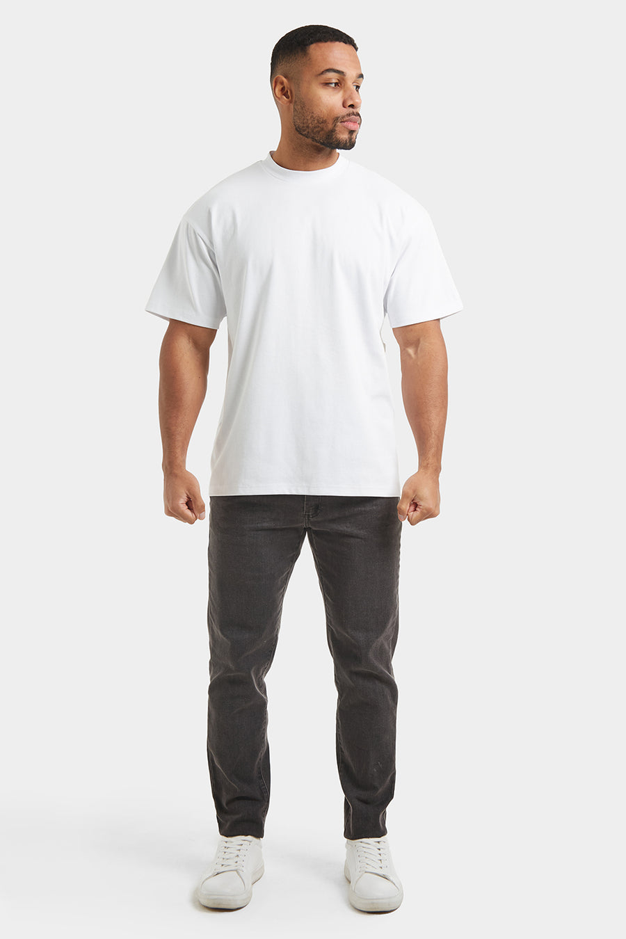 Oversized T-Shirt in White - TAILORED ATHLETE - USA