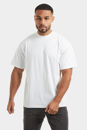 Oversized T-Shirt in White - TAILORED ATHLETE - USA