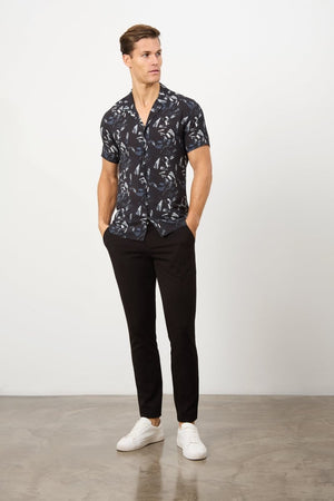 Printed Shirt in Brush Stroke - TAILORED ATHLETE - USA