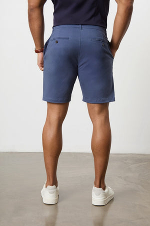 Athletic Fit Chino Shorts 7" in Airforce - TAILORED ATHLETE - USA