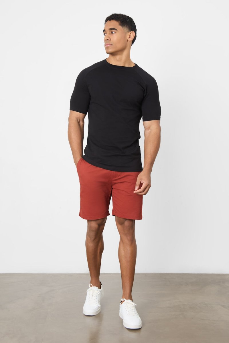 Athletic Fit Chino Shorts 7" in Cinnamon - TAILORED ATHLETE - USA