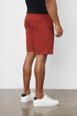 Athletic Fit Chino Shorts 7" in Cinnamon - TAILORED ATHLETE - USA