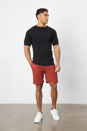 Athletic Fit Chino Shorts 7" in Cinnamon - TAILORED ATHLETE - USA