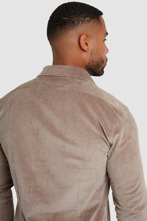 Cord Overshirt in Mole - TAILORED ATHLETE - USA