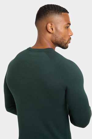 Cotton Crew Neck in Green - TAILORED ATHLETE - USA