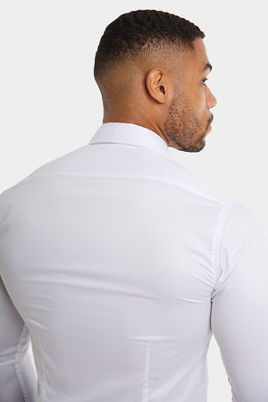 Cutaway Collar Shirt in White - TAILORED ATHLETE - USA