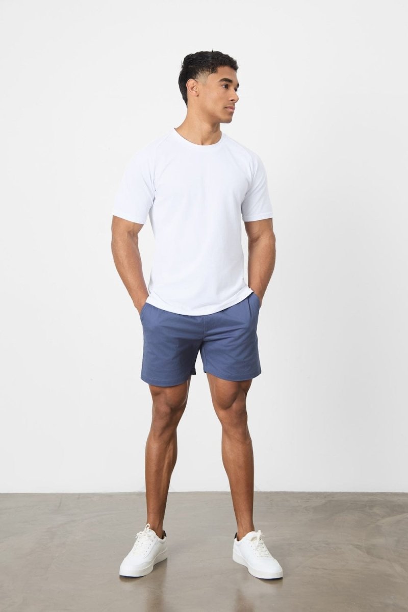 Textured Jersey T-Shirt in White - TAILORED ATHLETE - USA