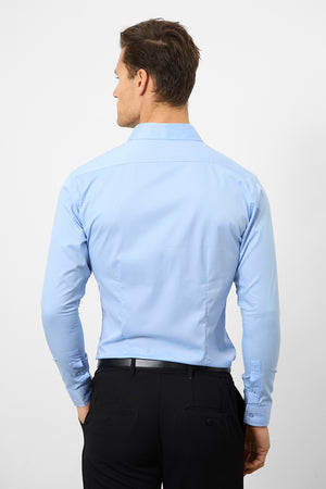 Athletic Fit Dress Shirt in Light Blue - TAILORED ATHLETE - USA