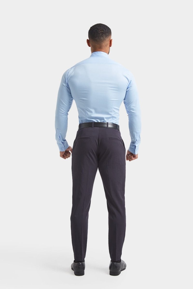 Athletic Fit Dress Shirt in Light Blue - TAILORED ATHLETE - USA