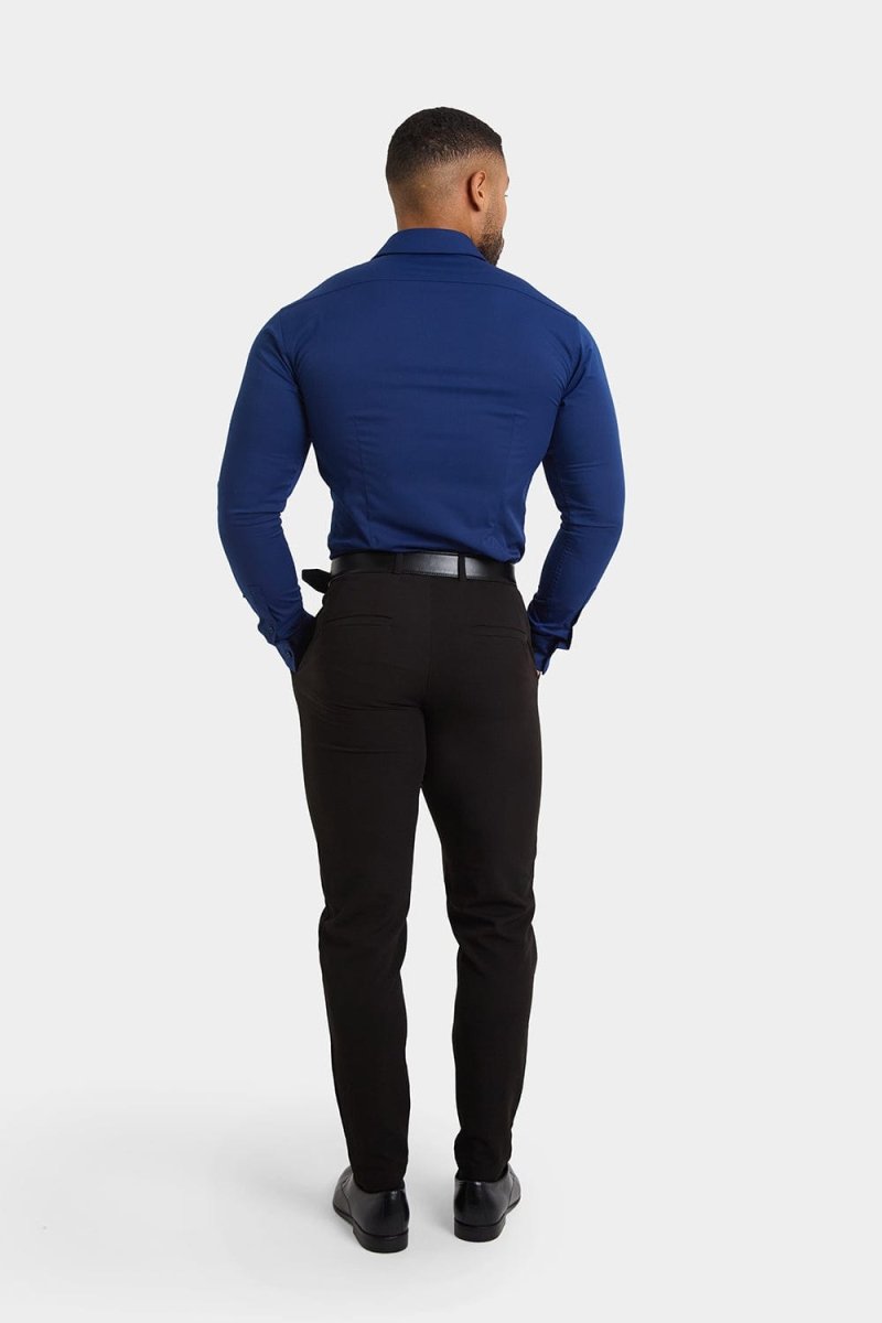 Blue Dress Shirt With Black Pants Black Dress Pants And Blue Shirt
