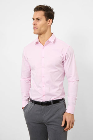 Athletic Fit Dress Shirt in Pink - TAILORED ATHLETE - USA