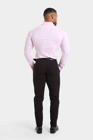 Athletic Fit Dress Shirt in Pink - TAILORED ATHLETE - USA