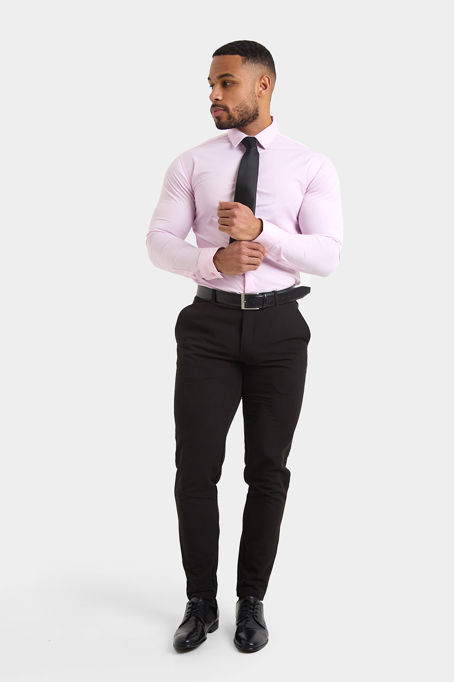 Athletic Fit Dress Shirt in Pink - TAILORED ATHLETE - USA
